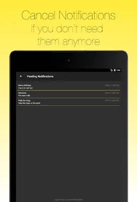 PushMe - Notification Reminder android App screenshot 1